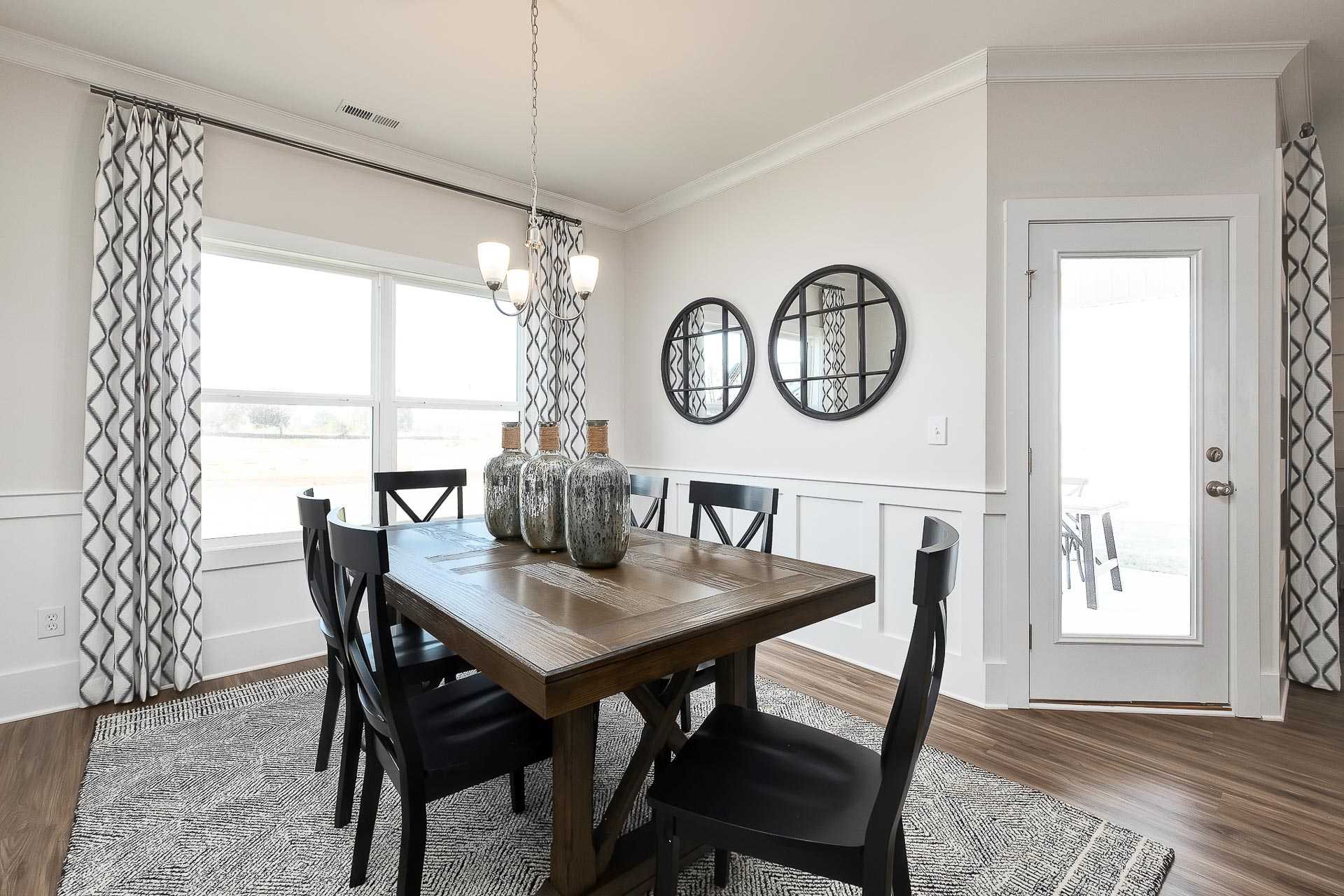 dining room with ample natural light