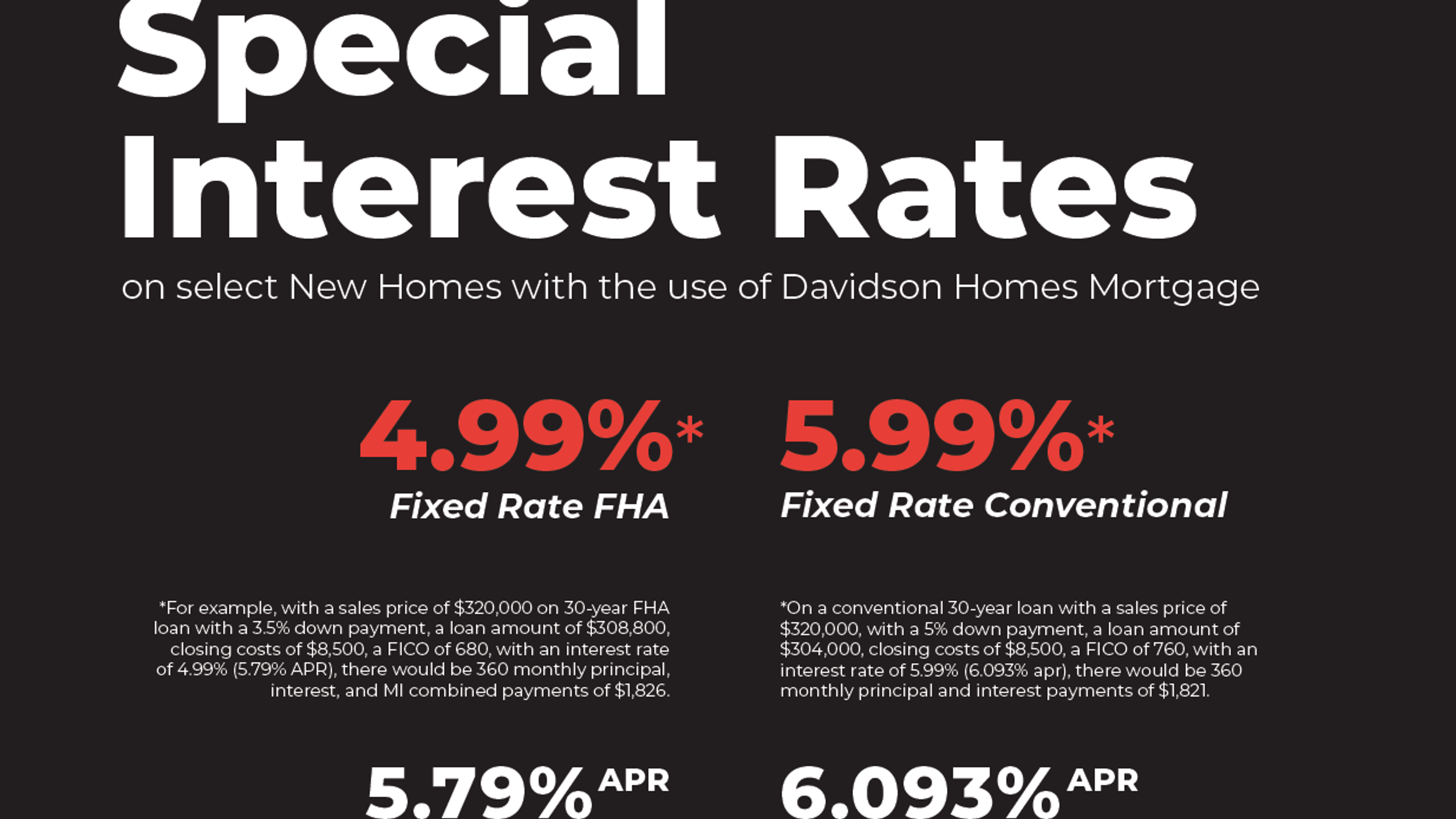Limited Time Rates as Low as 4.99%