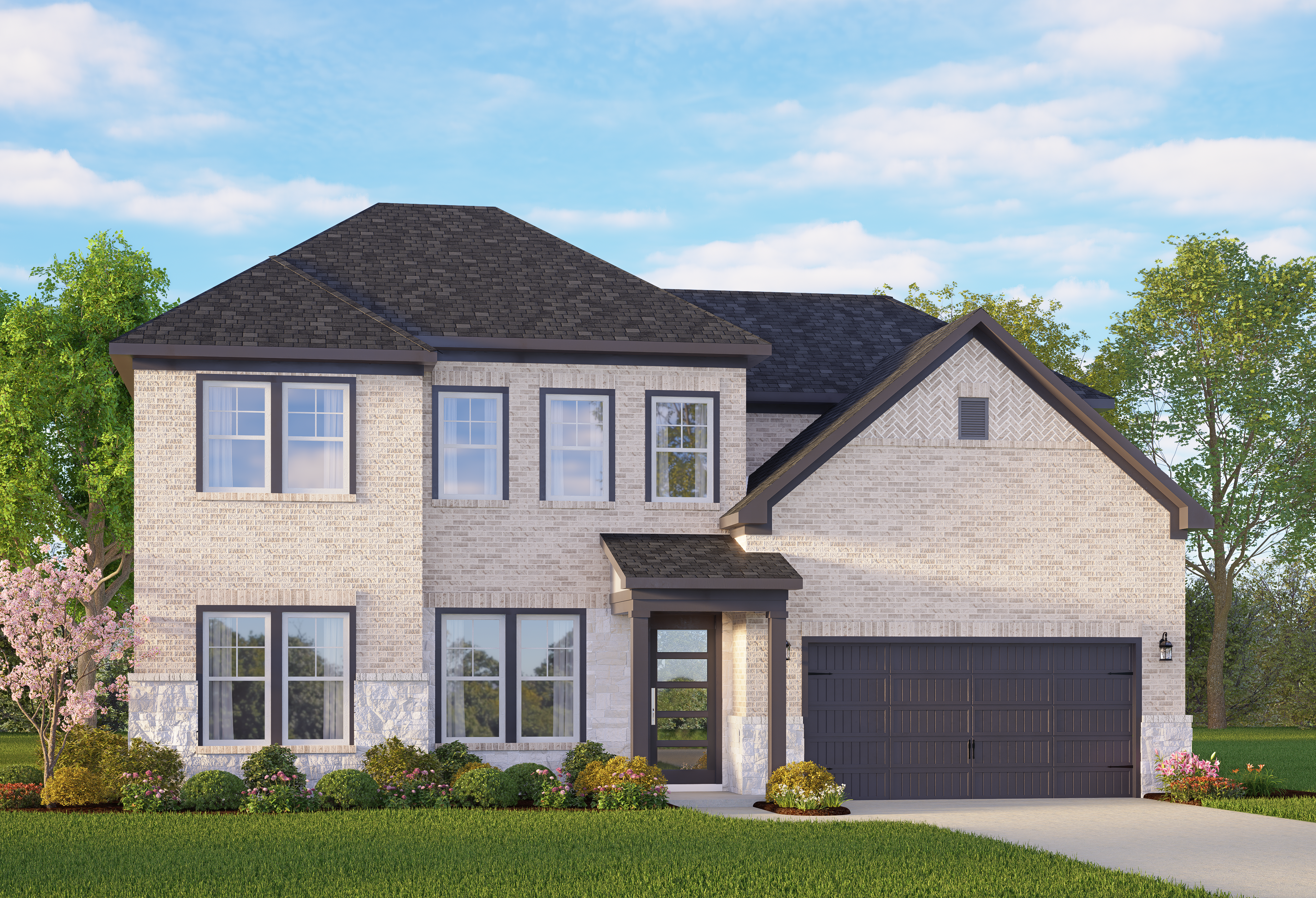 Exterior view of Davidson Homes' The Belmont G Floor Plan