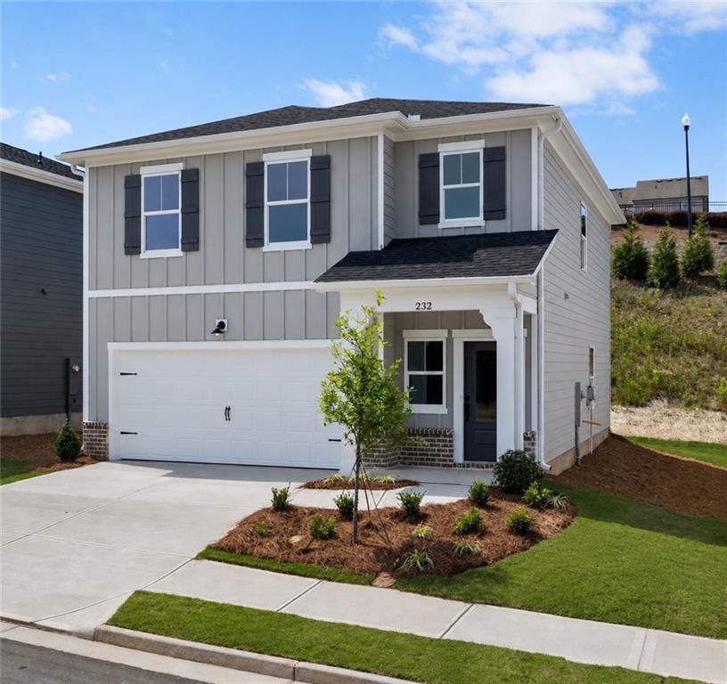 Exterior view of Davidson Homes' New Home at 232 Black Walnut Way