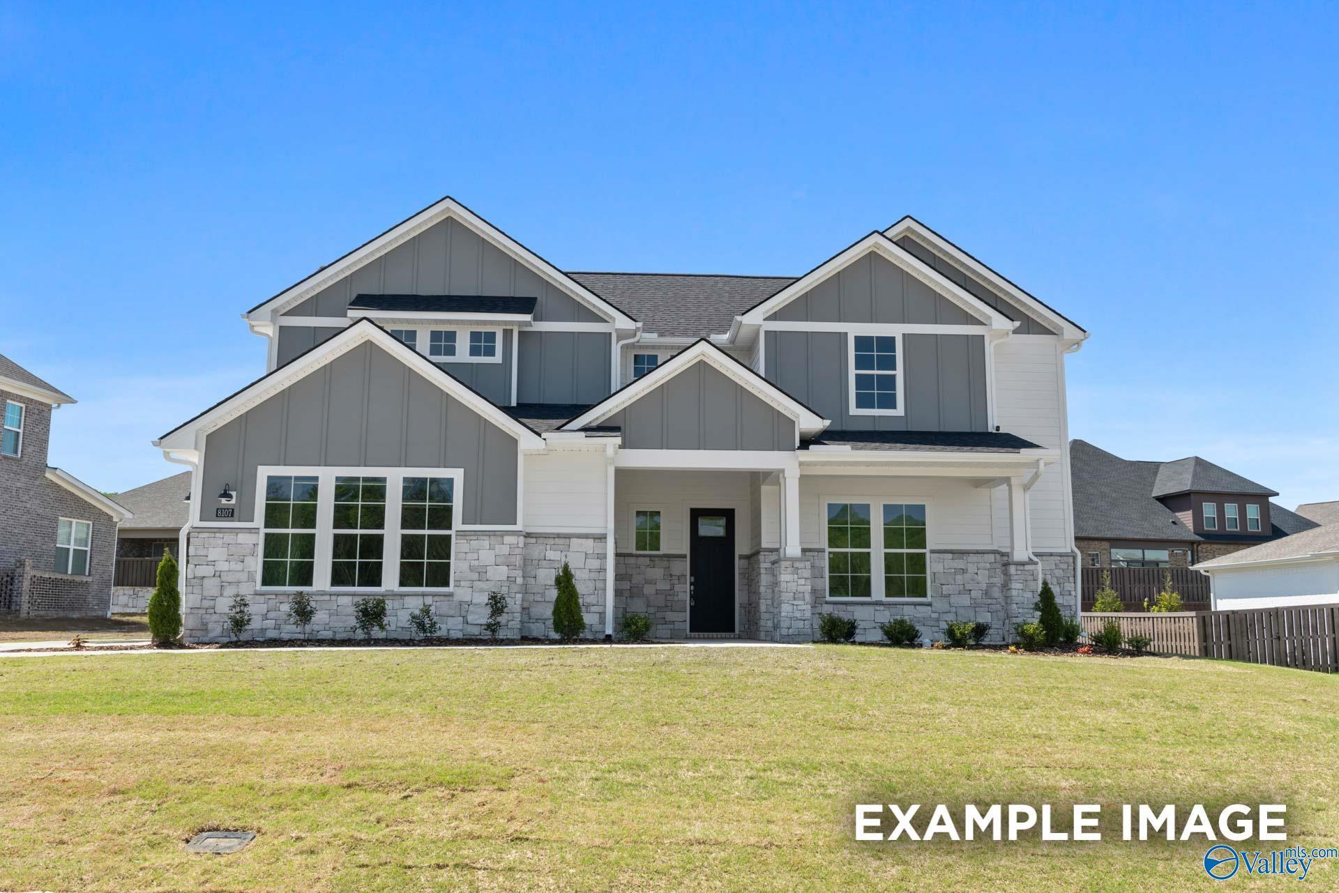 Two-story Haven D floor plan by Evermore Homes in The Meadows at Hampton Cove, Owens Cross Roads, Alabama.