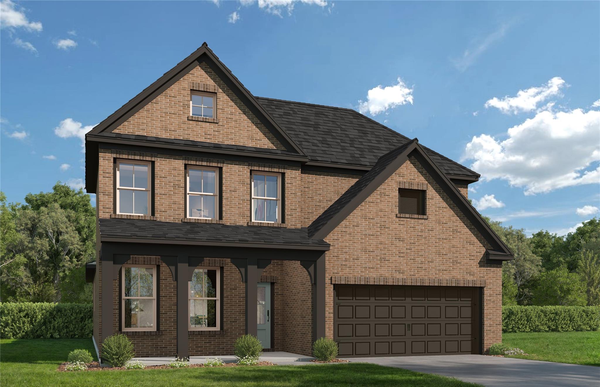 Exterior view of Davidson Homes' New Home at 18711 Durango Plains Trail