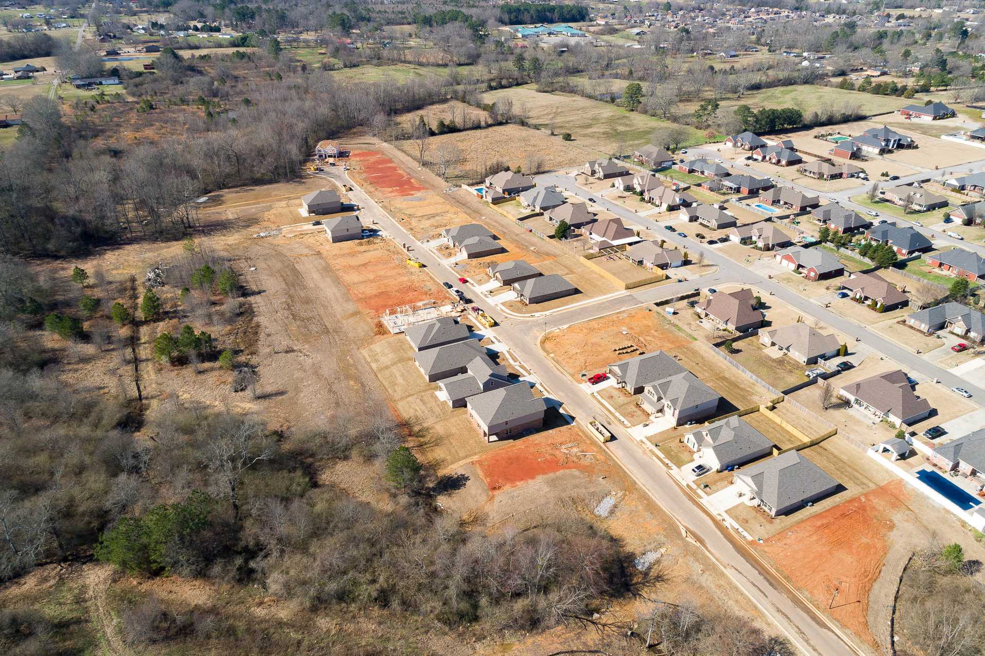Homes in Davidson Homes' Magnolia Preserve community in Hartselle, Alabama
