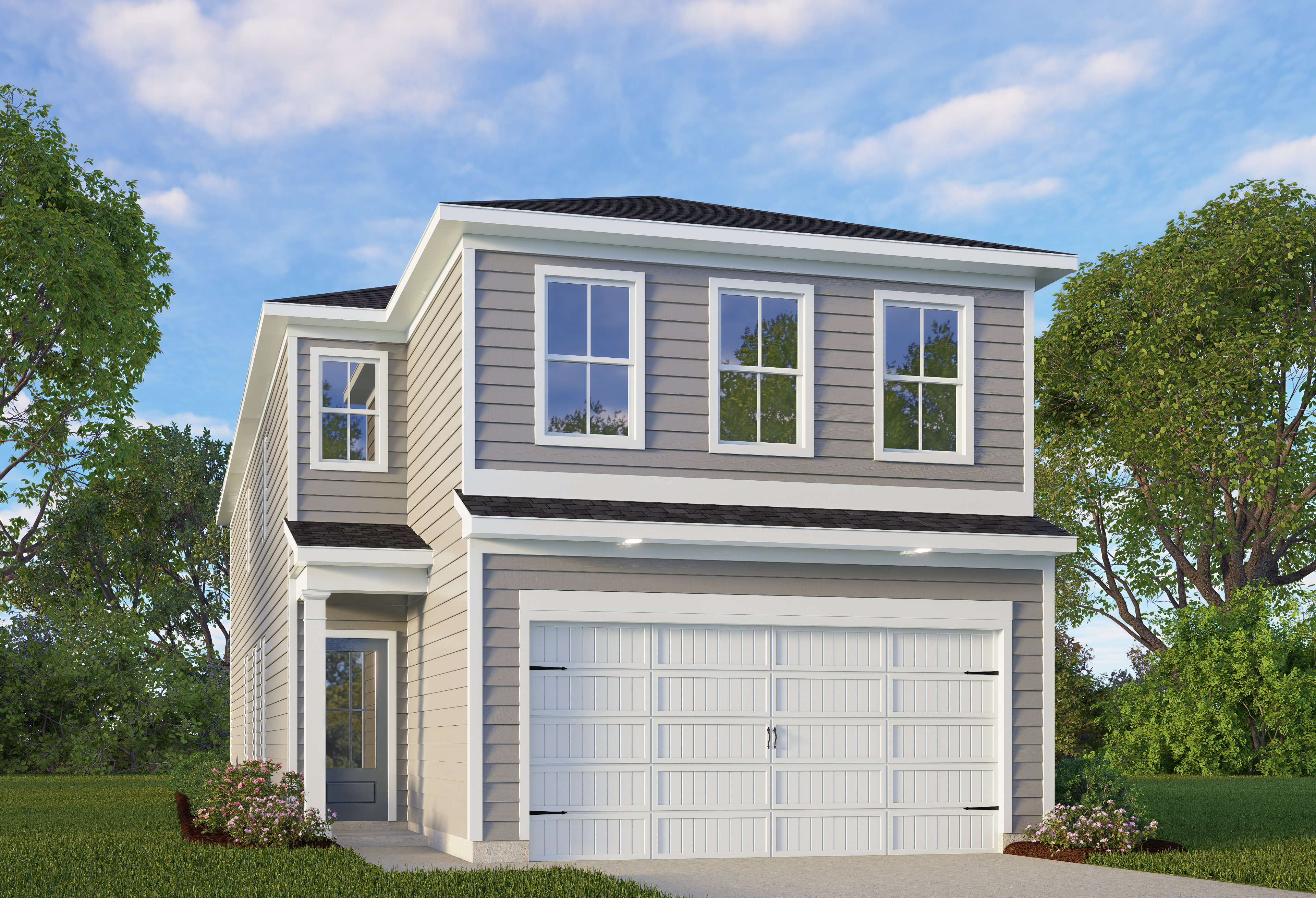 Exterior view of Davidson Homes' The Gillian A Floor Plan