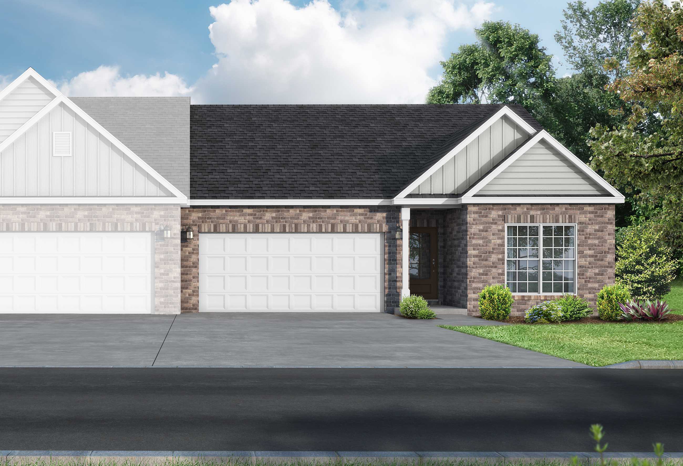 Exterior view of Davidson Homes' The Rosewood Floor Plan