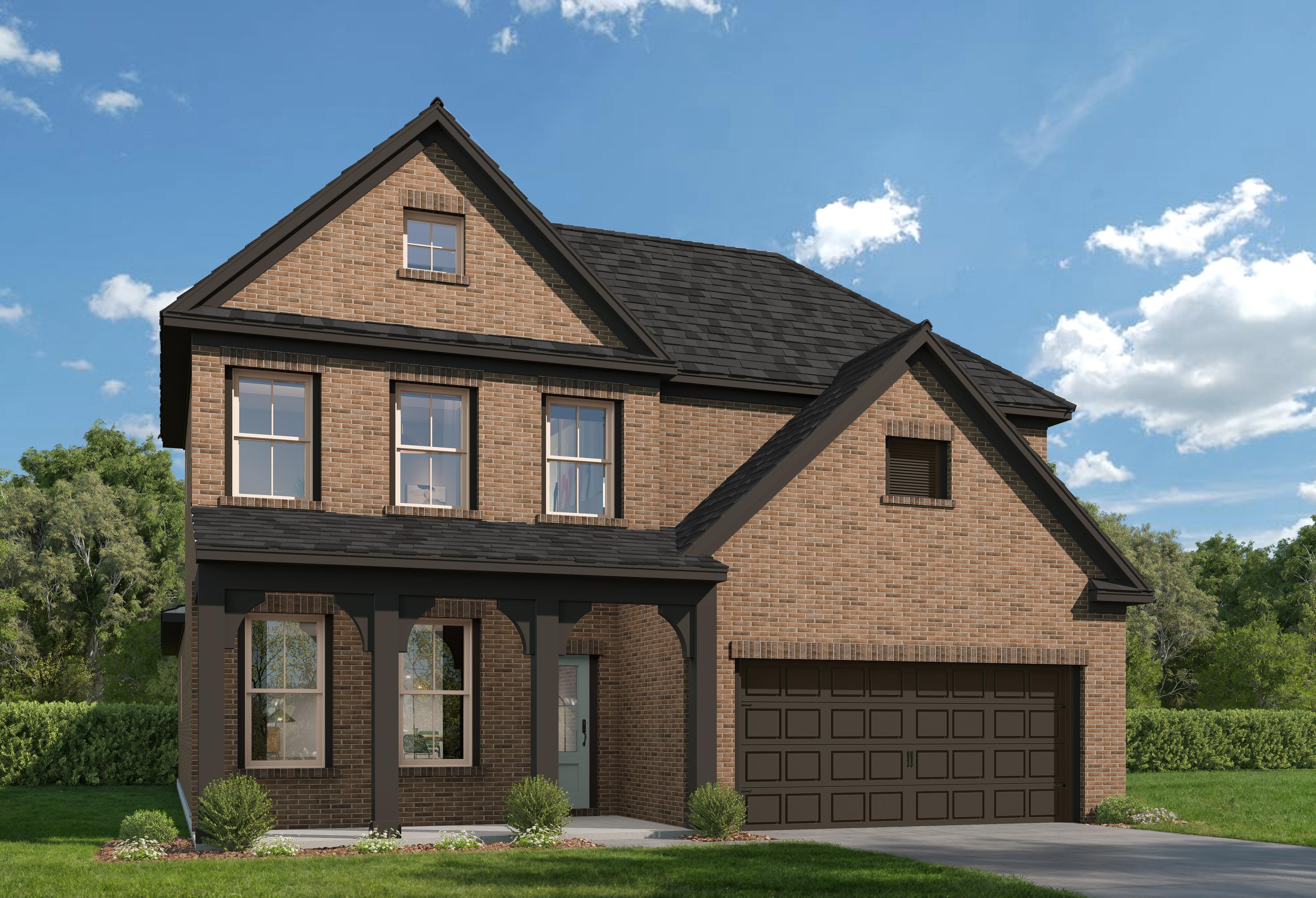 Coming soon preview of Ashport J 2-story floor plan, 4-5 bedrooms, 2,799 sq ft Davidson Homes design in Josephine Texas
