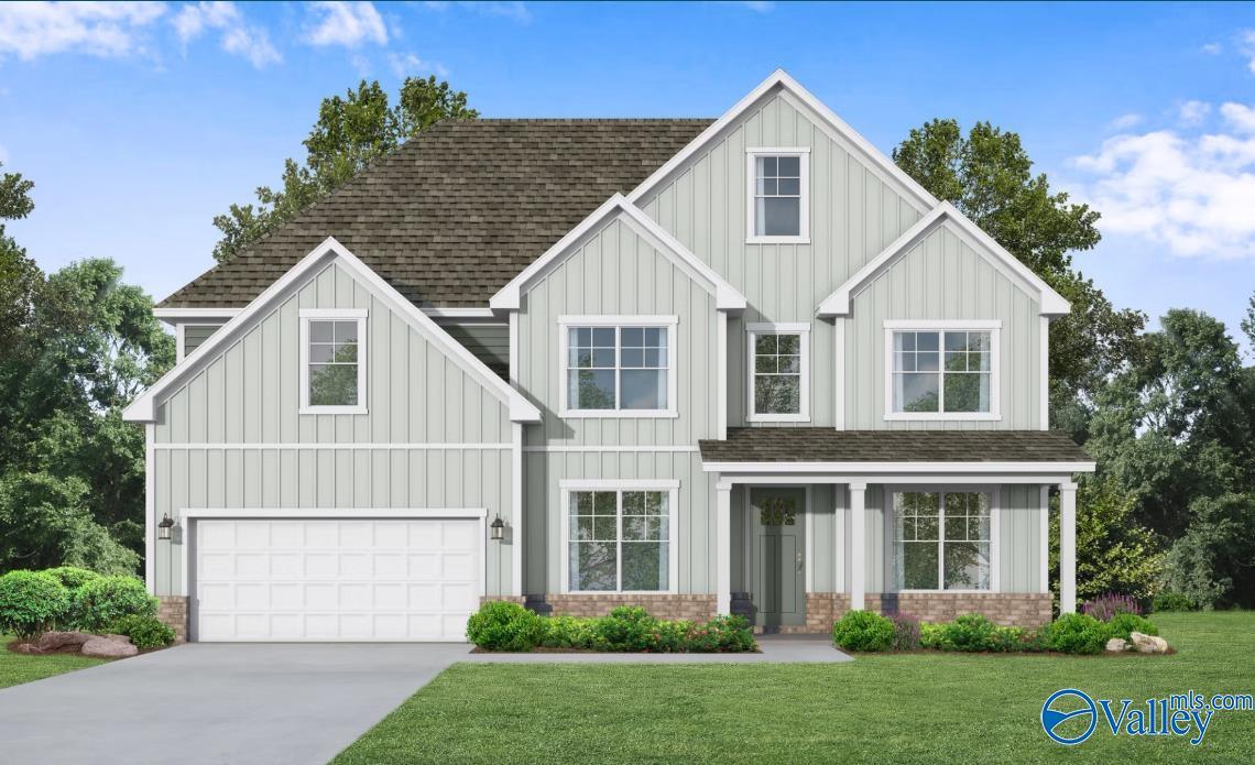 Exterior view of Davidson Homes' New Home at 100 Evergreen Mill Lane