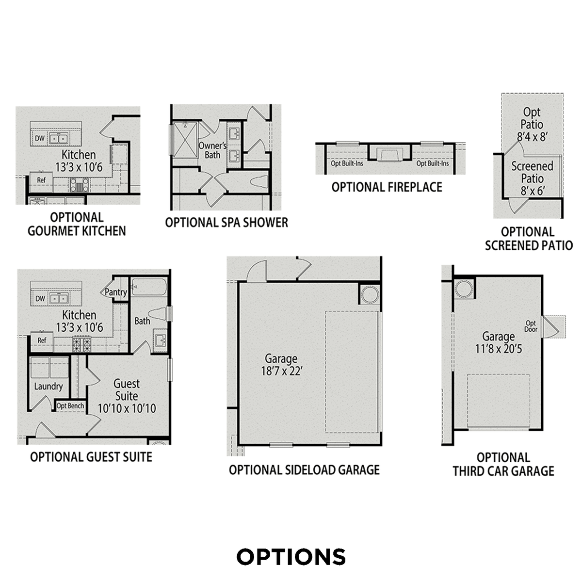 2 - The Daphne C floor plan layout for 212 Van Winkle Street in Davidson Homes' Wellers Knoll community.