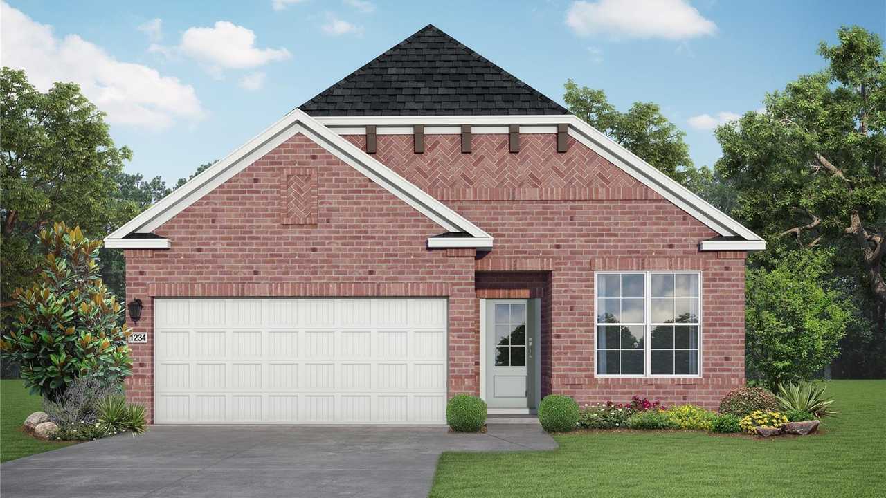 This home — photograph published by the builder