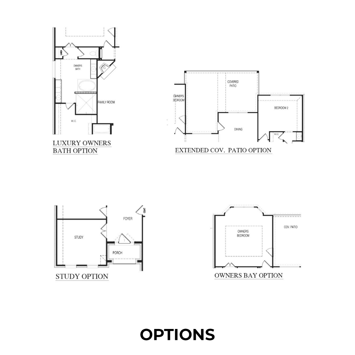 2 - The Garner B floor plan layout for 136 Mason Lane in Davidson Homes' The Reserve at Potranco Oaks community.