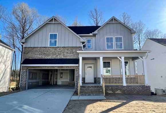 Exterior view of Davidson Homes' New Home at 508 Craftsman Ridge Trail