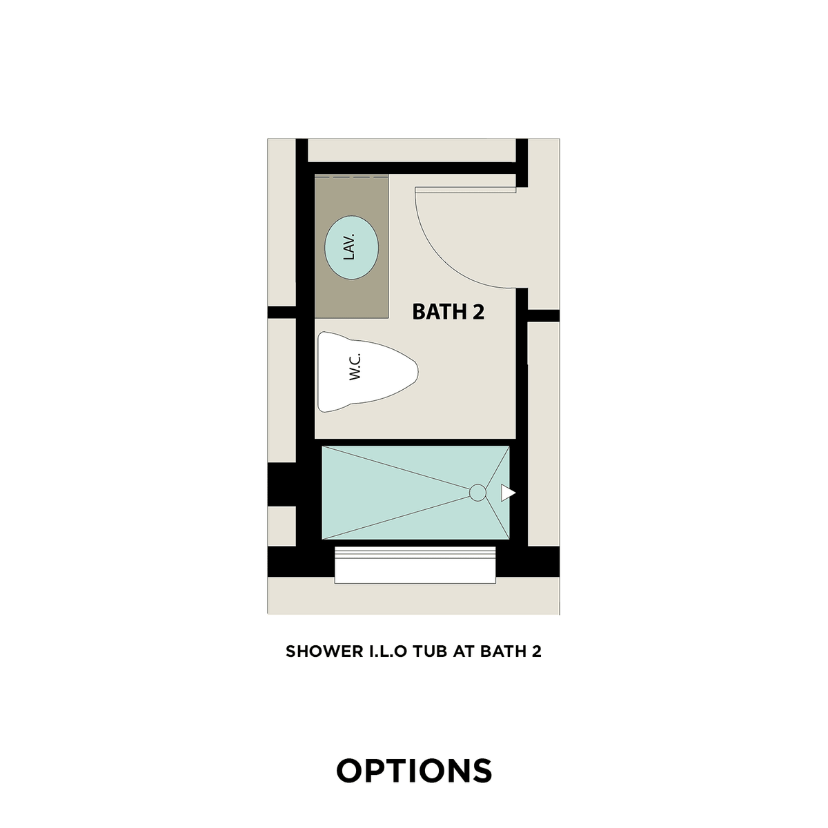 3 - The Victoria B buildable floor plan layout in Davidson Homes' Sierra Vista community.