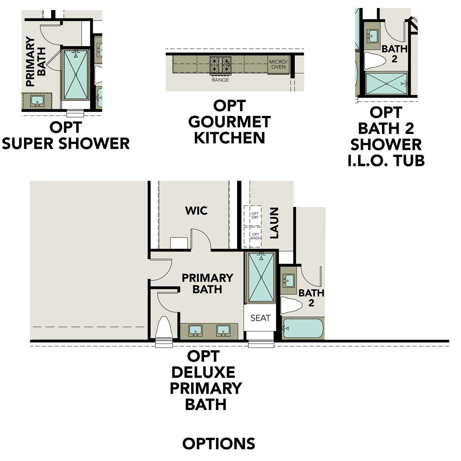 2 - The Diana C with 3-Car Garage floor plan layout for 13605 Fairway Arbor Drive in Davidson Homes' Lago Mar community.