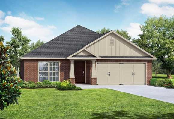 Exterior view of Davidson Homes' New Home at 130 River Springs Court