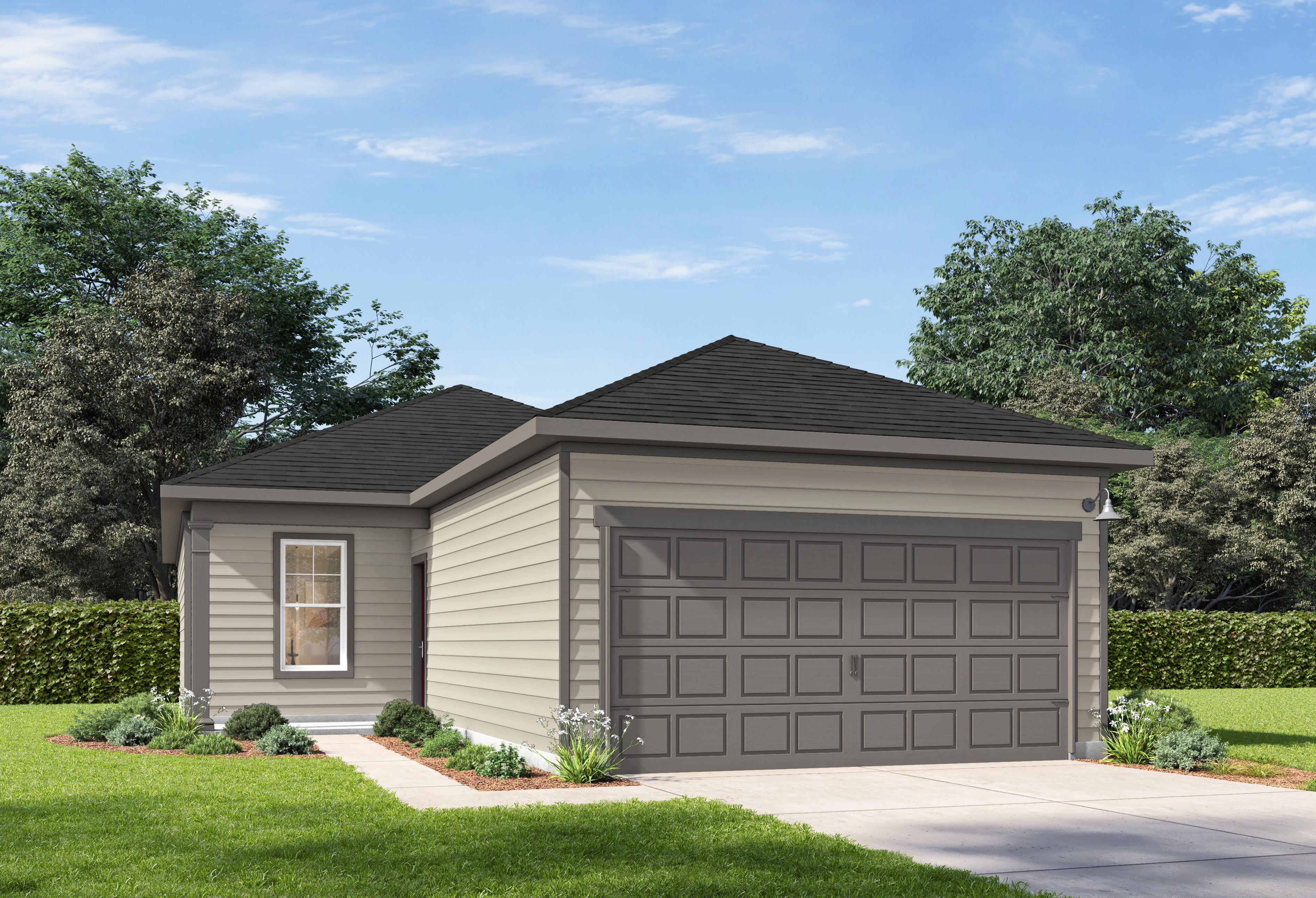 Exterior view of Davidson Homes' The Corral A Floor Plan