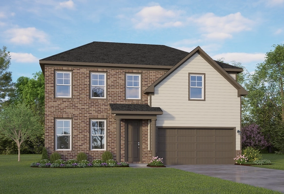 Exterior view of Davidson Homes' The Murray F Floor Plan