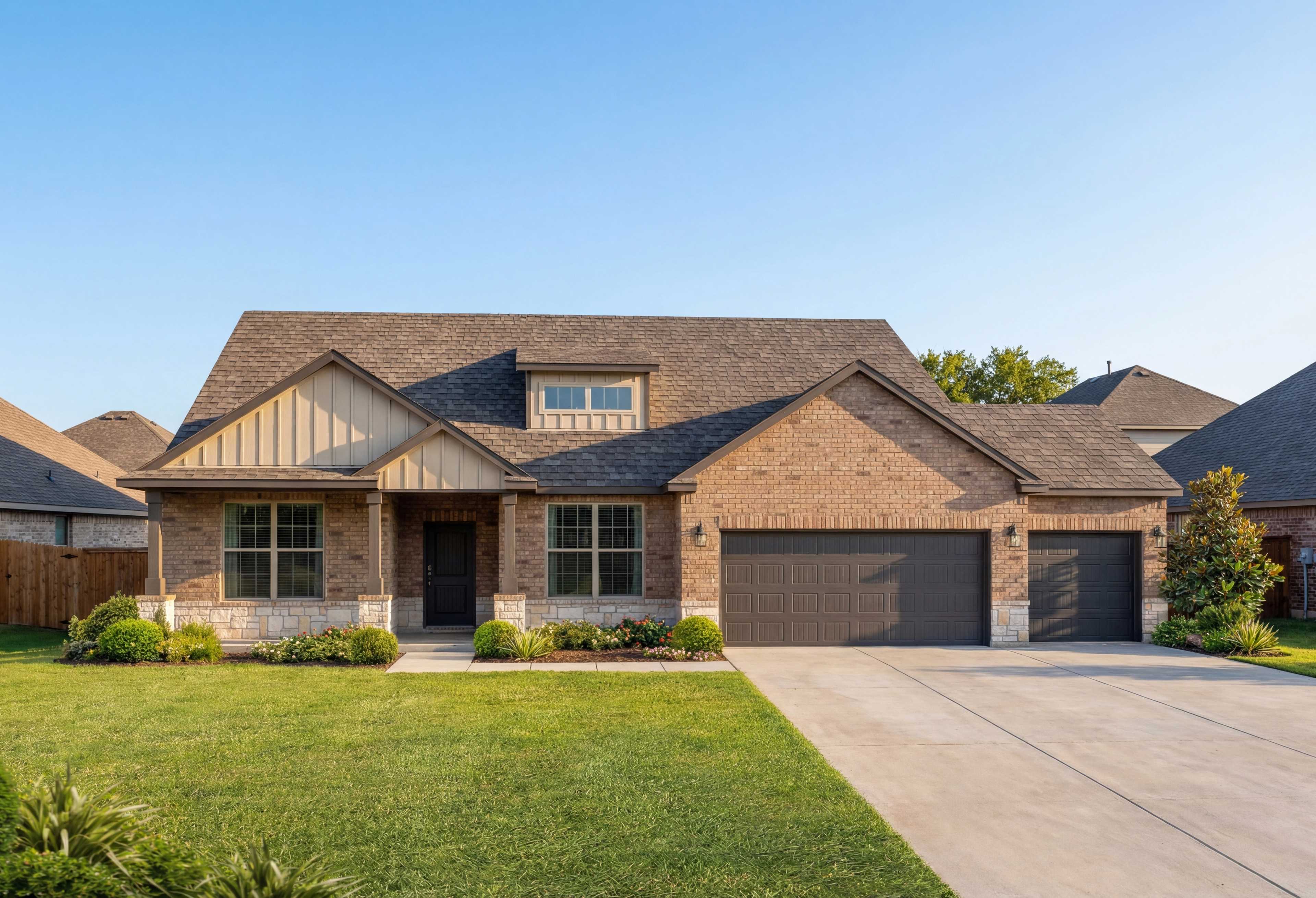 Exterior view of Davidson Homes' The Harrison C Floor Plan