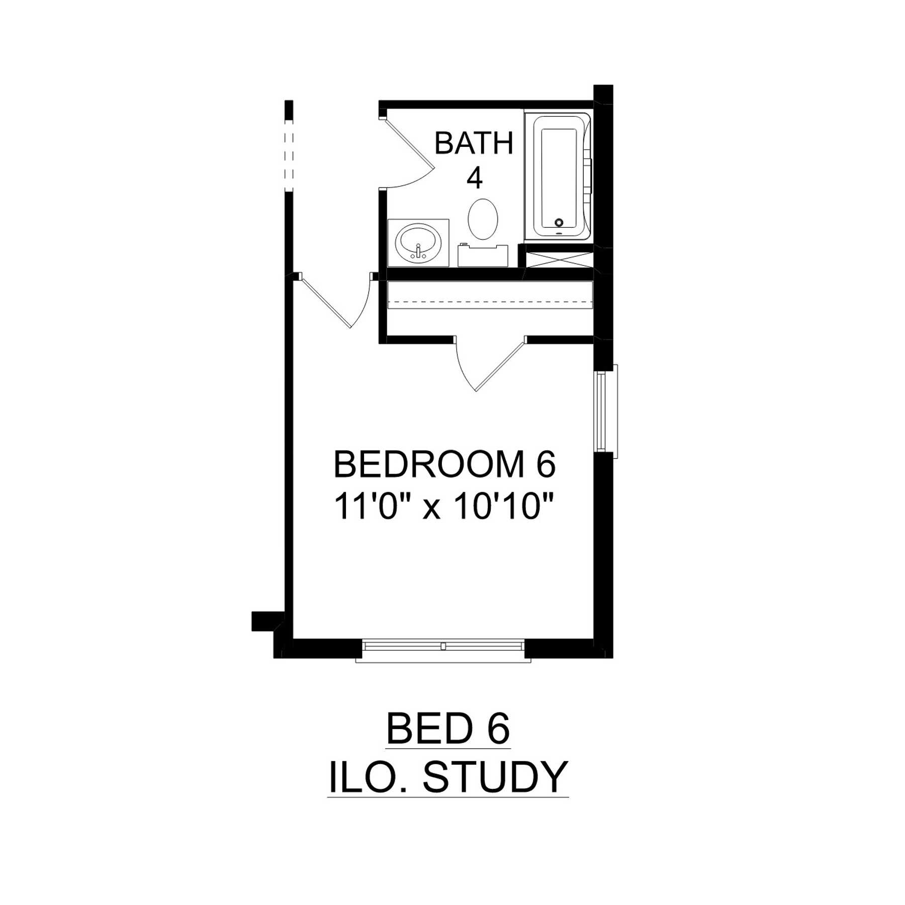 3 - The Madison D buildable floor plan layout in Davidson Homes Homes' Anderson Farm community.