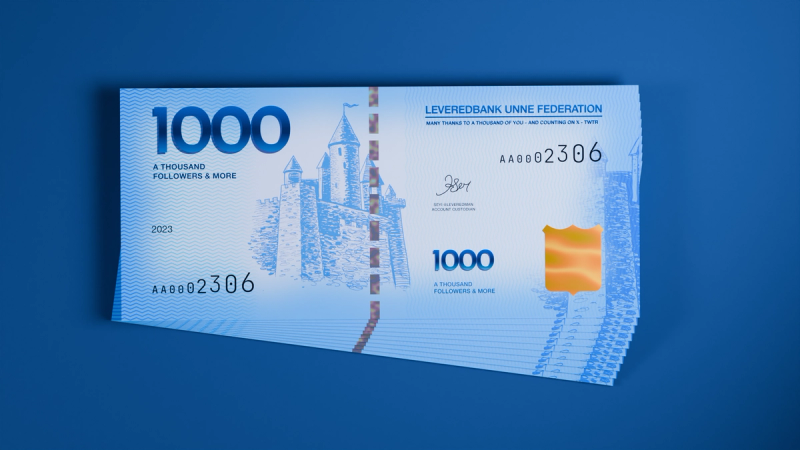 1000 Followers Note