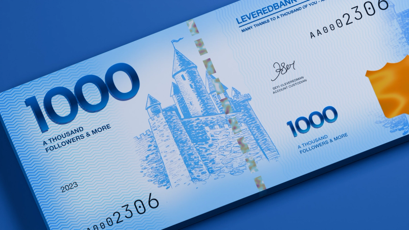 1000 Followers Note
