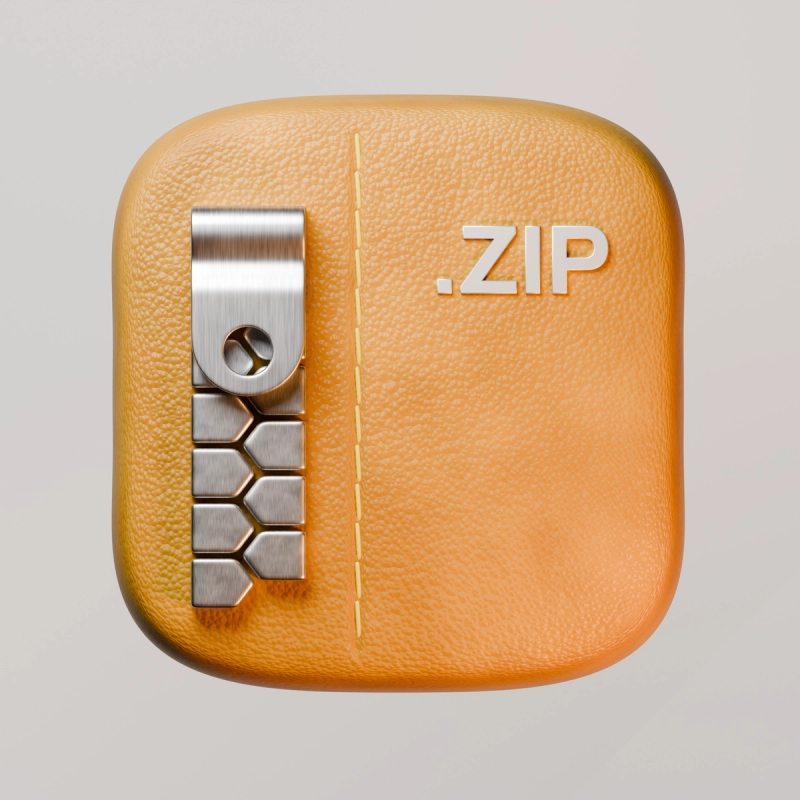 ZIP 3D Icon