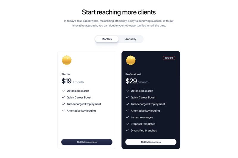 Pricing Section 