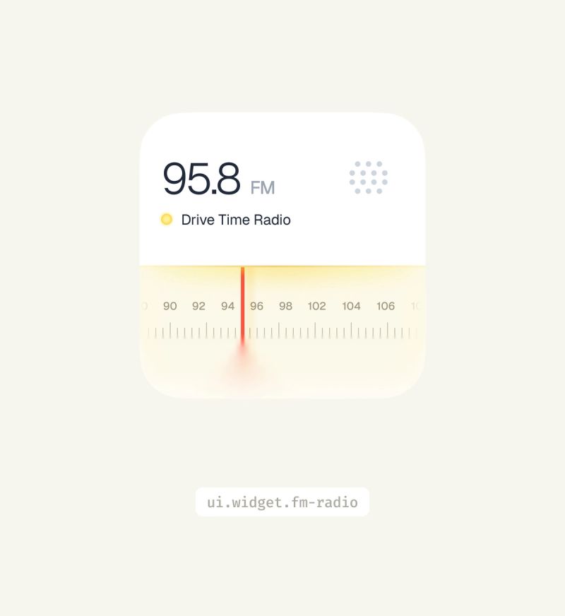 Radio Widget Light