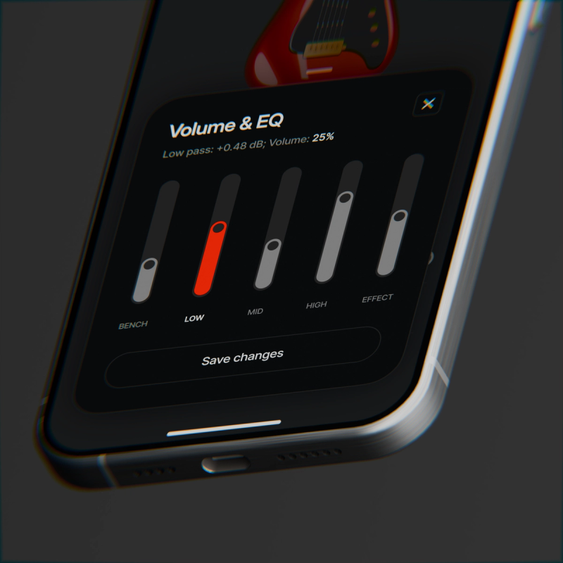 Guitar App UI