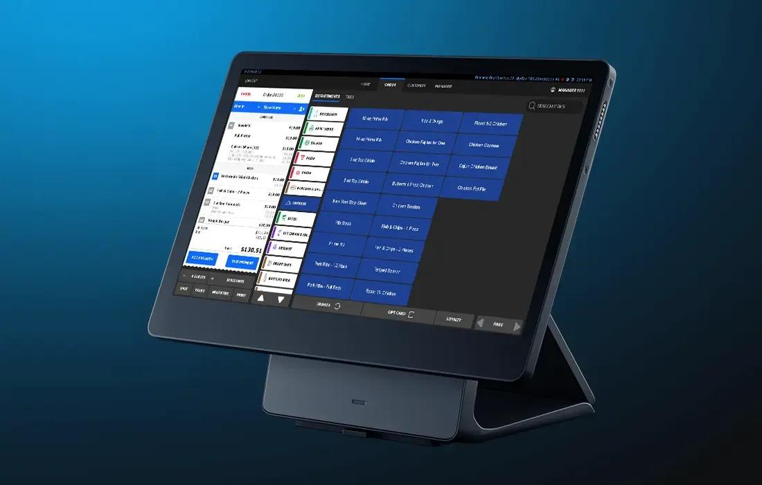 SkyTab POS system showing the order interface - POS hardware - SkyTab
