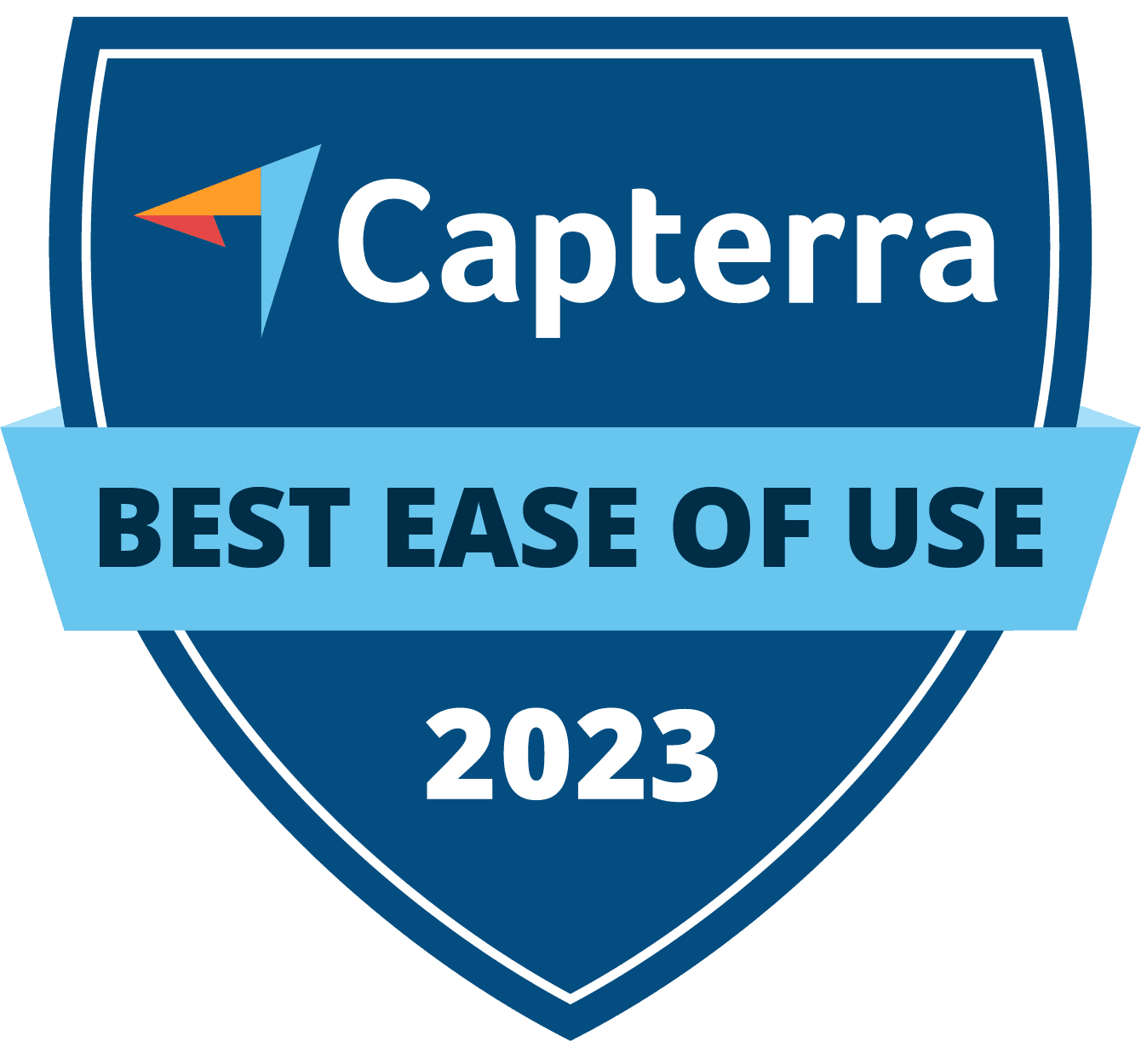 Capterra Best Ease of Use 2023 badge - loyalty and marketing - SkyTab