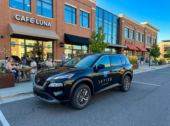 SkyTab technician car - SkyTab installation guide