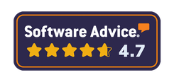 Software Advice 4.7 star review badge - restaurant POS system - SkyTab