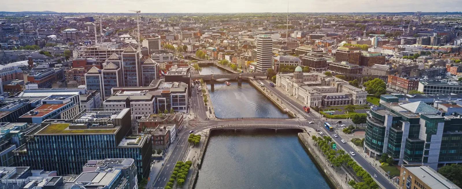 Photo of the River Liffey in Ireland - restaurant POS system - SkyTab