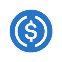 USDC logo - crypto POS system - Shift4 Dine