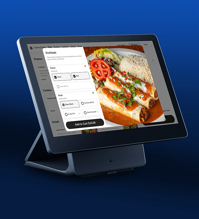 SkyTab kiosks for self-ordering - kiosk POS system - SkyTab