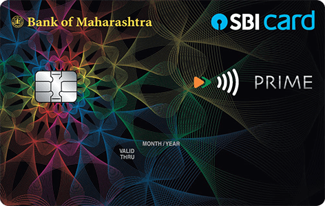 Bank of Maharashtra SBI Card PRIME