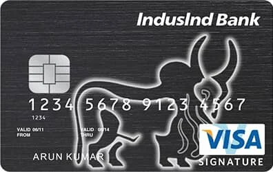 IndusInd Signature Visa Credit Card