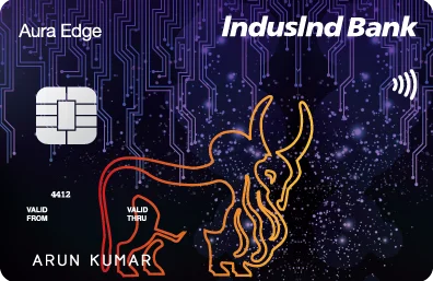 IndusInd Platinum Aura Edge Visa / Mastercard Credit Card