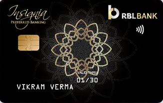 RBL Bank Insignia Preferred Banking Credit Card