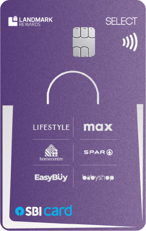 Landmark Rewards SBI Card SELECT
