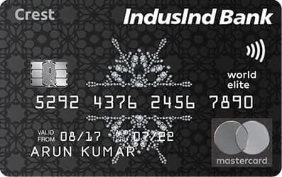 IndusInd Crest Credit Card