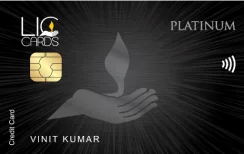 LIC Axis Bank Platinum Credit Card