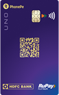 PhonePe HDFC Bank Uno Credit Card