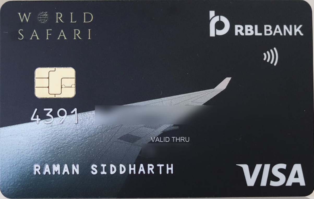 RBL Bank World Safari Credit Card