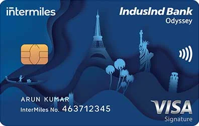 InterMiles IndusInd Bank Odyssey Visa Credit Card