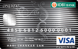 IDBI Bank Aspire Platinum Credit Card