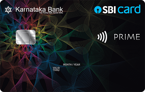 Karnataka Bank SBI Card PRIME