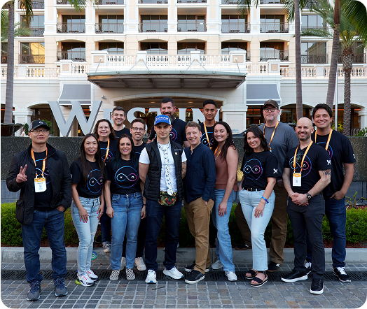 Group posing for picture