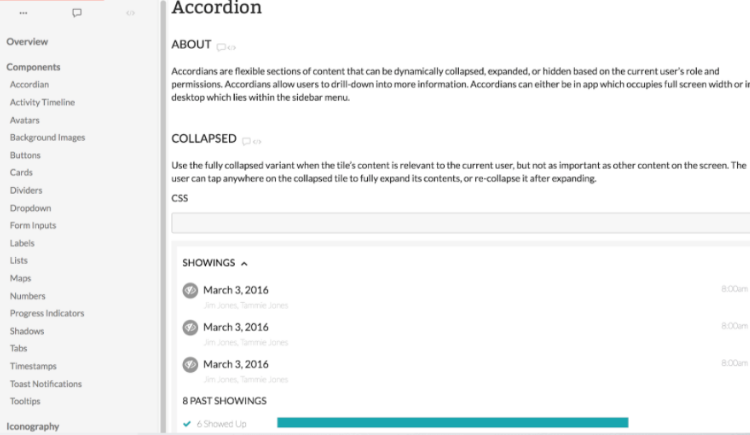 Documenting Bright’s reusable UI components