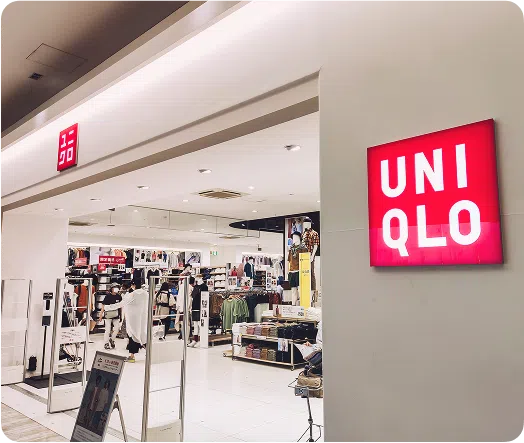 Entrance of Uniqlo retail store